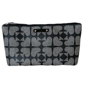 Kate Spade Ace of Spades Little Shiloh Pebbled Cosmetic Bag